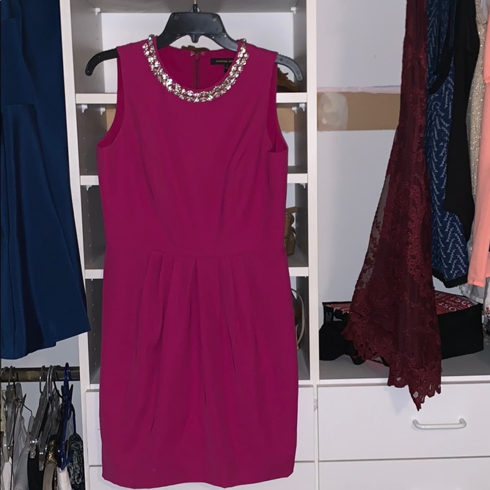 Pink elegant mini dres